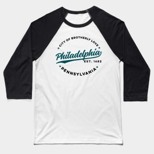 Vintage Philadelphia City of Brotherly Love USA Baseball T-Shirt